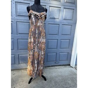 Mimi Chica Tank Top Printed Maxi Dress Size Medium!‎